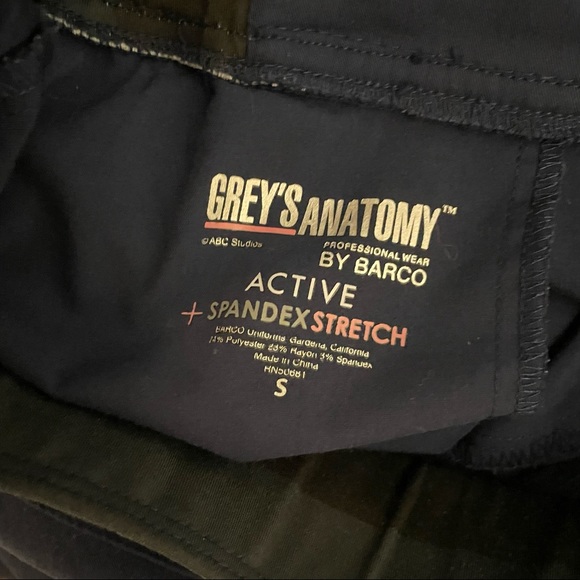 ✖️SOLD✖️ Greys Anatomy by Barco Indigo Scrub Set - Active Spandex Stretch - Picture 14 of 15
